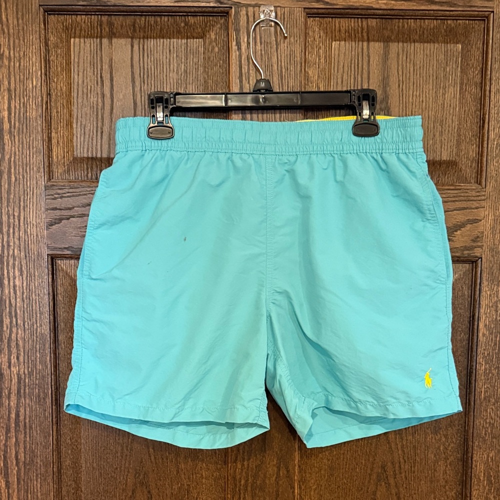 Polo by Ralph Lauren Men's Aqua Swim Trunks